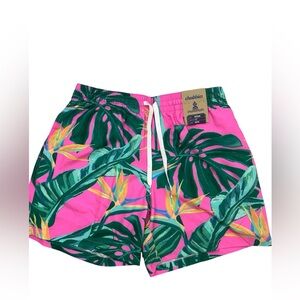 Chubbies "The Birds of Paradise" Swim Trunks - Men's Medium - 5.5" Inseam